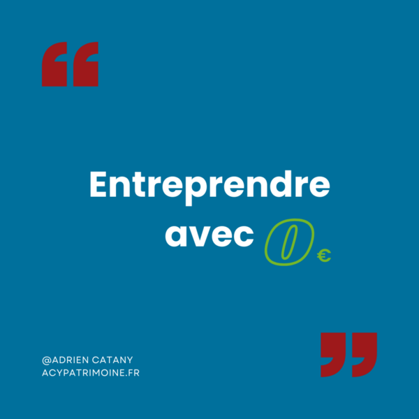 Entreprendre sans capital c'est possible